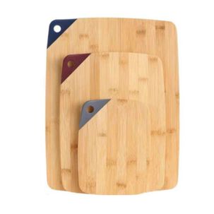 Set De 3 Tablas Bambu Para Cortar De Cocina