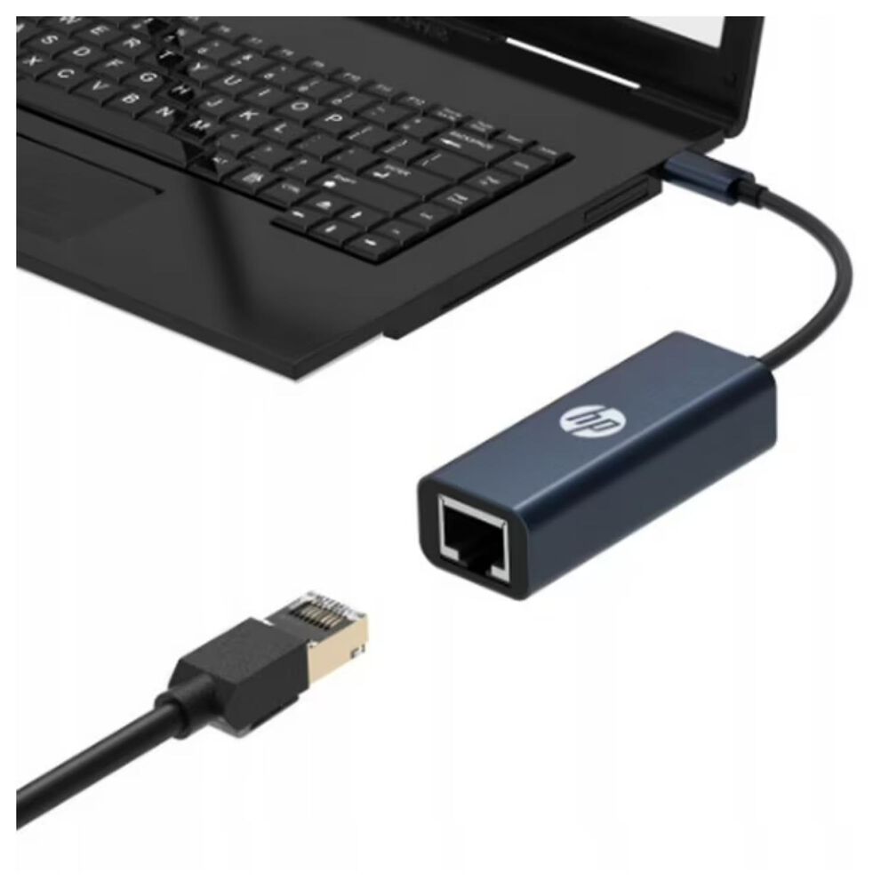 Adaptador De Red Rj45 Usb C Negro Ethernet Hp image number 3.0