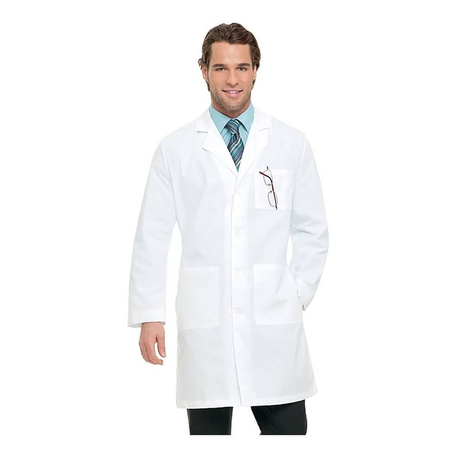Delantal Cl&iacute;nico O M&eacute;dico Largo Hombre image number 0.0