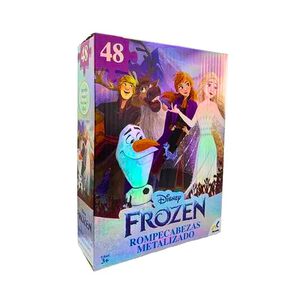 Juego De Mesa Disney Puzzle Metalizado Frozen