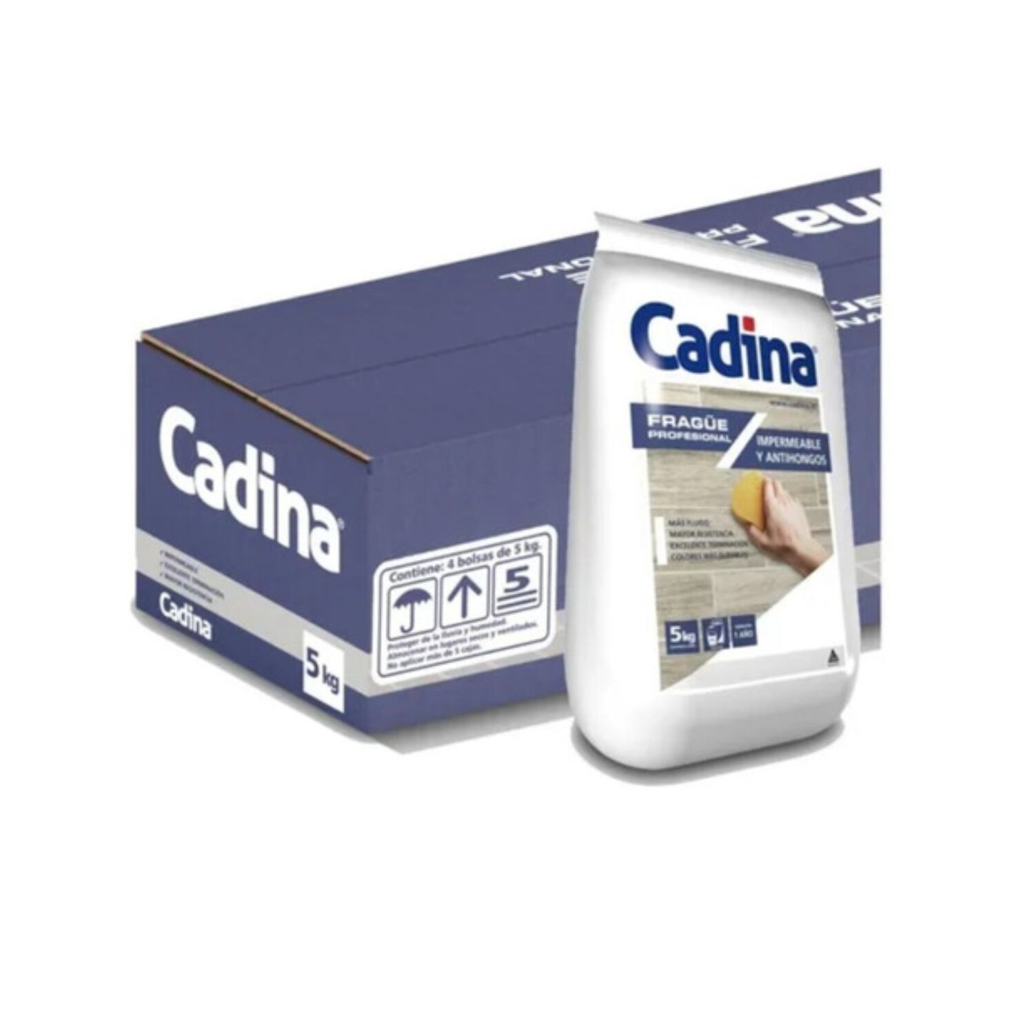 Frague Fluido Barquillo 1kg Impermeable Antihongos Cadina image number 2.0