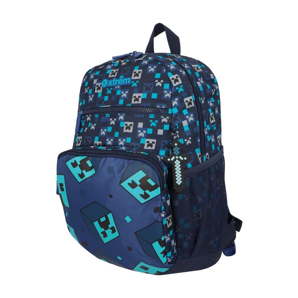 Mochila Xtrem Bolt 6xt Pixels Azul image number 1.0