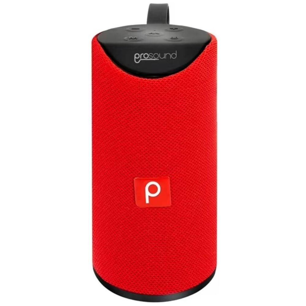 Parlante Bluetooth Portatil Tws Usb Rojo P391 image number 0.0