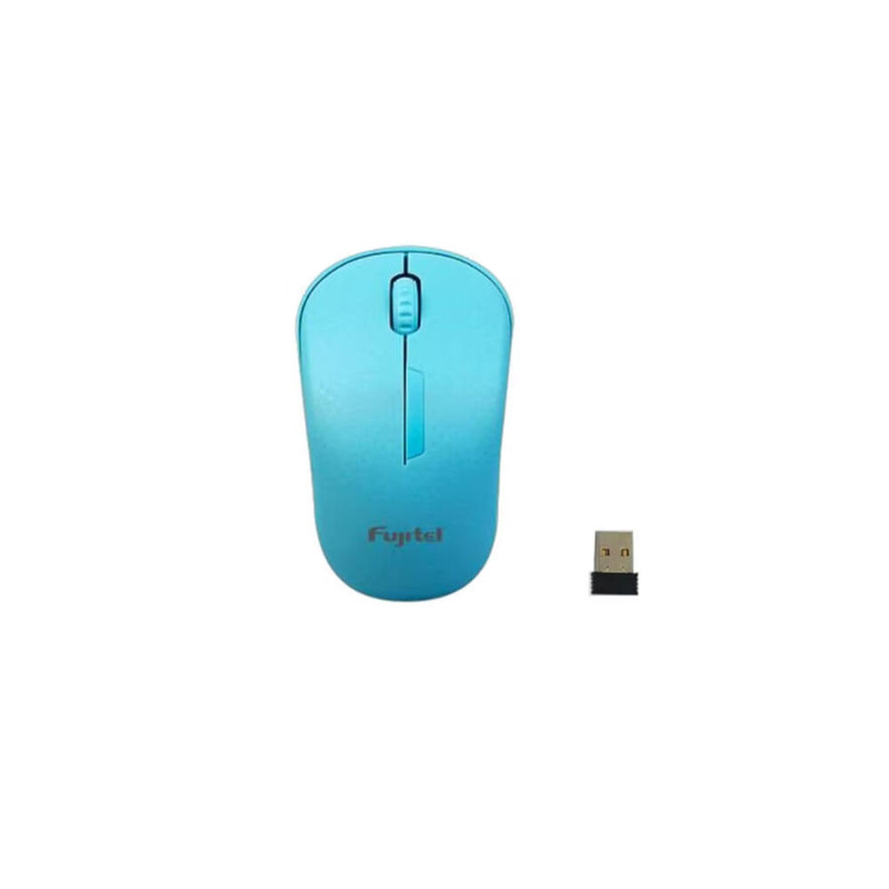 Mouse Inalámbrico Fujitel Celeste 3 Botones Dpi 1200 Fx image number 0.0