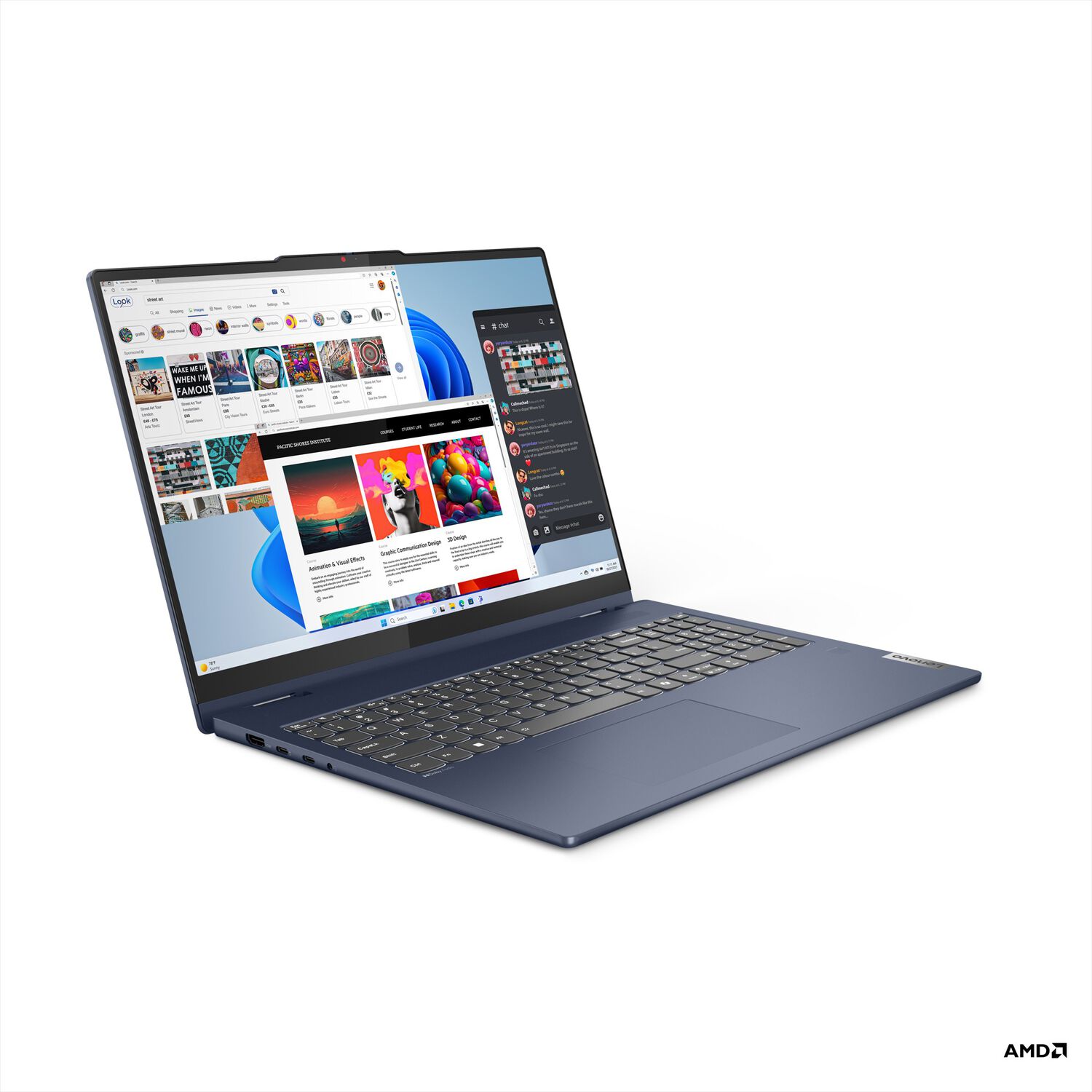 Notebook Lenovo Ideapad 2 En 1 Gen 10 Amd Ryzen&trade; Ai 7 16gb Ram 512gb Ssd 14" Wuxga + L&aacute;piz image number 2.0