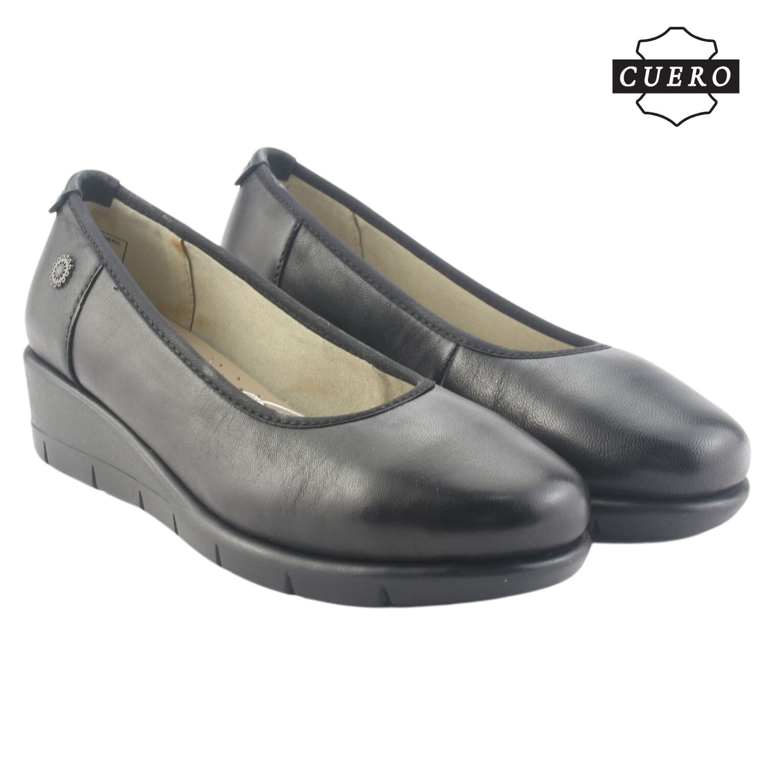Zapato De Cuero Chalada Mujer Calafate-4 Negro Casual image number 5.0
