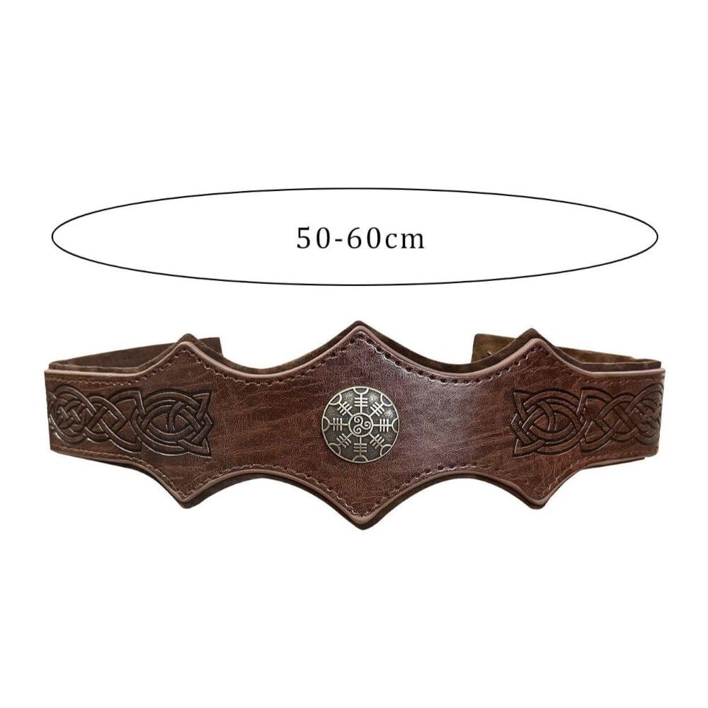 Tiara Vikinga Medieval Celtas En Relieve Ajustable image number 1.0