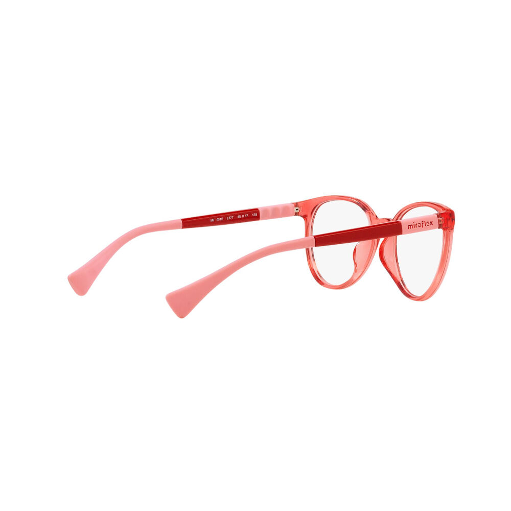 Lentes Ópticos Rojo Rosa Miraflex Para Niños image number 8.0