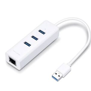 Adaptador Tp-link Usb 2 En 1 Con Hub De 3 Puertos Usb 3.0 Y Adaptador Ethernet Gigabit