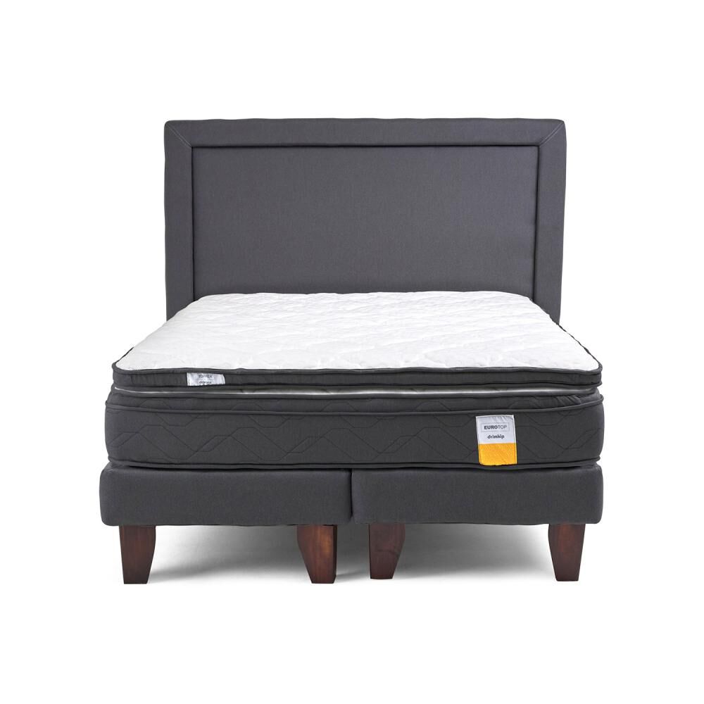 Cama Europea Drimkip Eurotop / King / Base Dividida + Respaldo + Topper image number 0.0