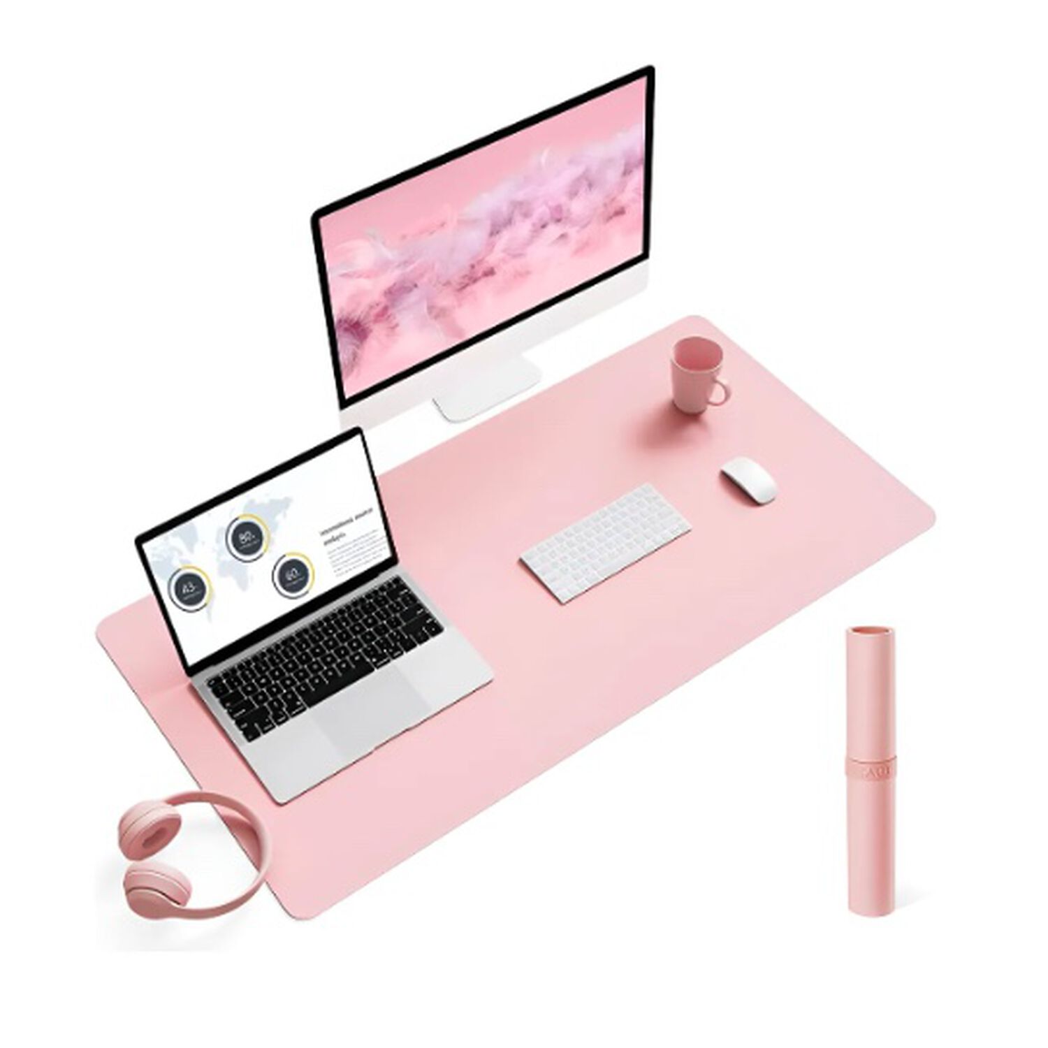 Alfombrilla Mousepad Reversible Rosa image number 0.0