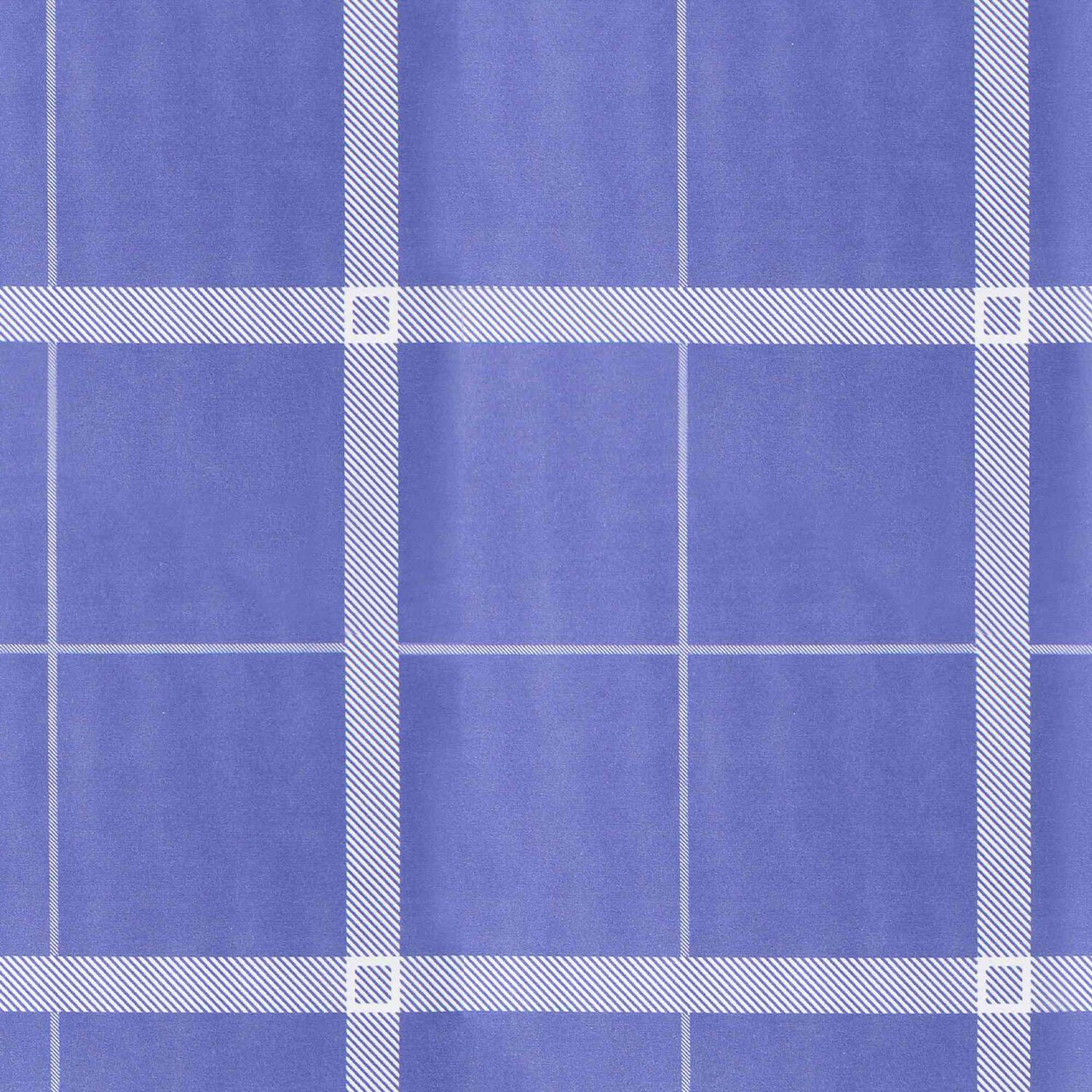 Juego De S&aacute;banas Nautica 4 Piezas Microfibra 2 Plazas Dise&ntilde;o A Cuadros Azul image number 4.0