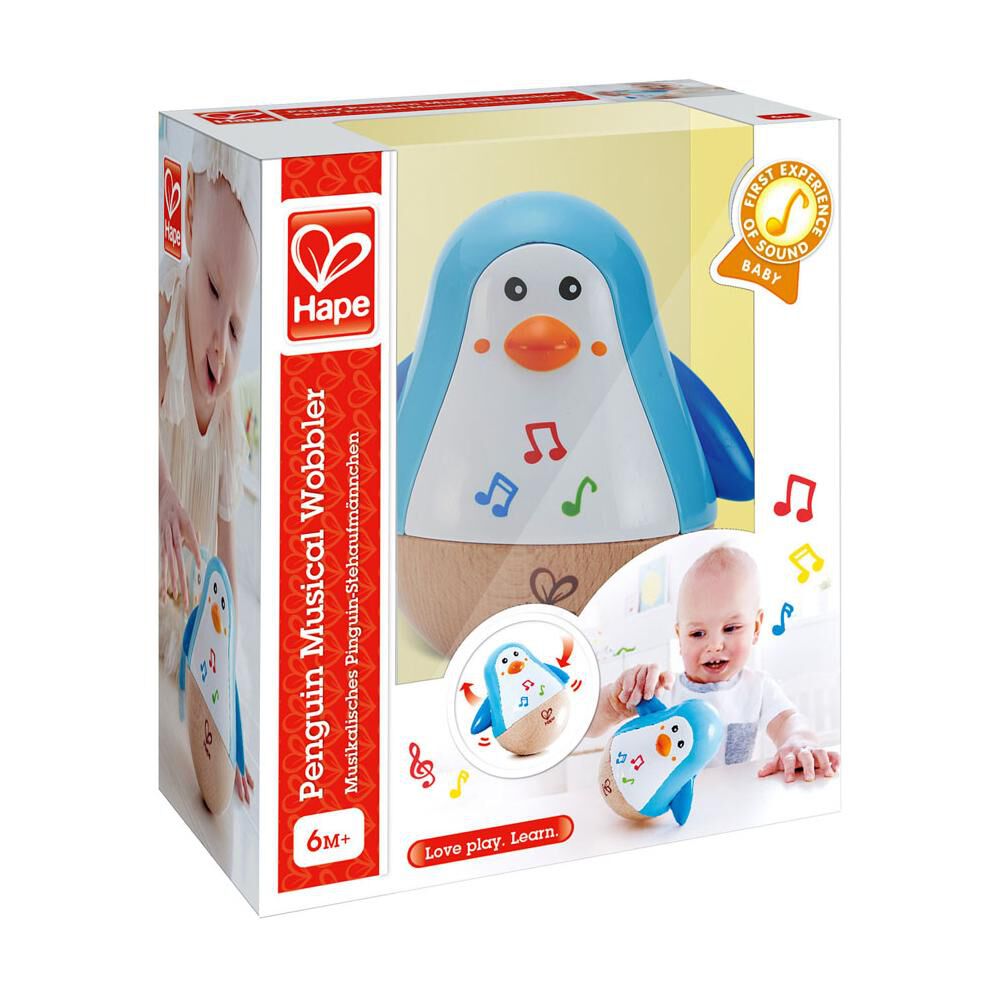 Pinguino Musical Wobbler Hape image number 6.0