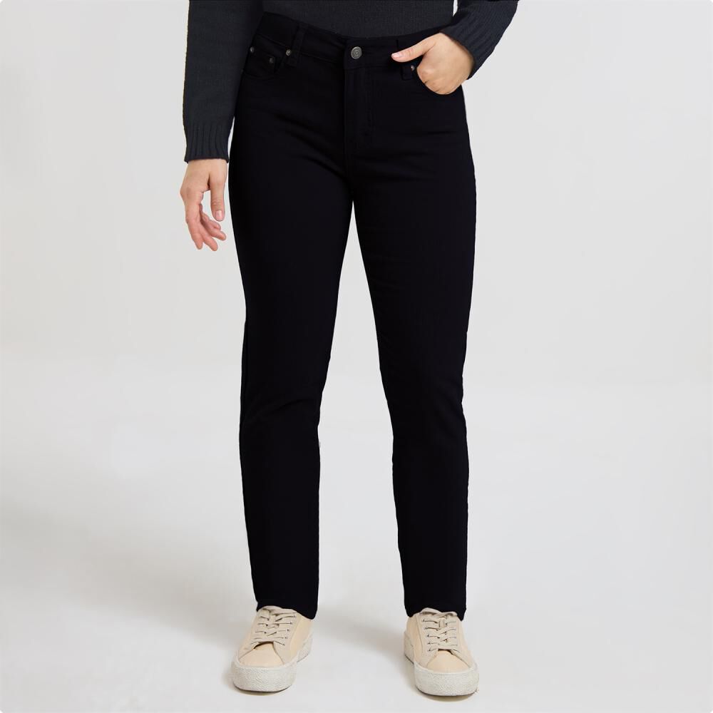 Pantalón Cotelé Tiro Medio Regular Mujer Geeps image number 0.0