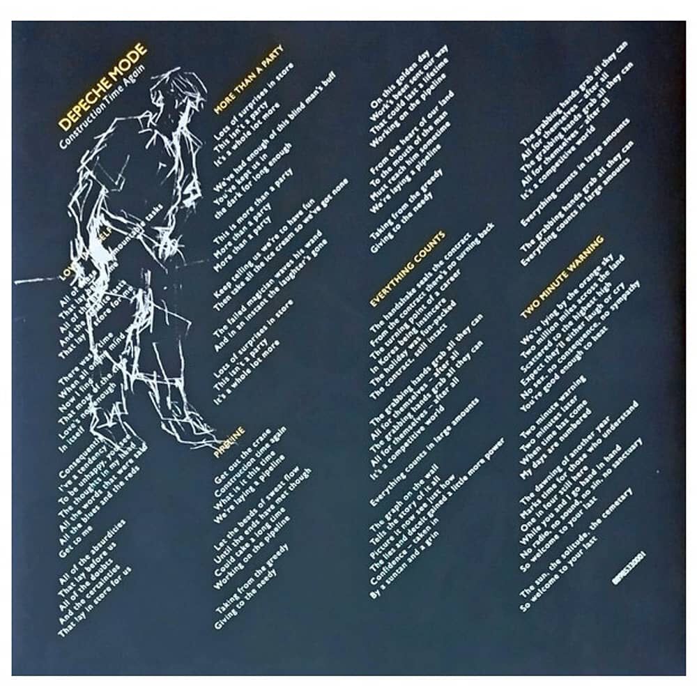 Depeche Mode - Construction Time Again | Vinilo image number 6.0