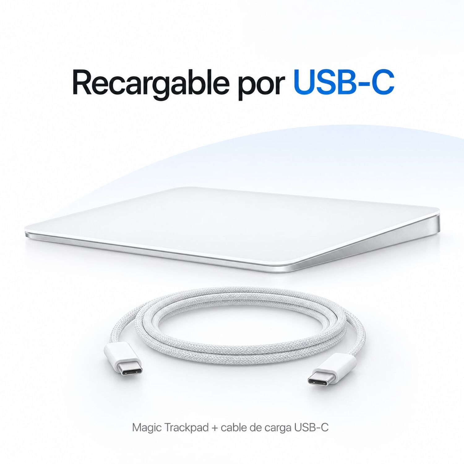 Trackpad Apple Magic Trackpad Usb-c Blanco Mxk93am/a image number 6.0