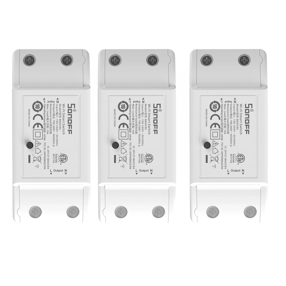 Pack De 3 Interruptores Wifi Sonoff Basic R4 image number 0.0