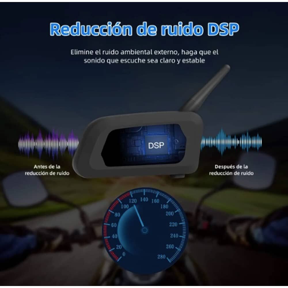 Intercomunicador V6pro Para Casco (2 Unidades) image number 3.0