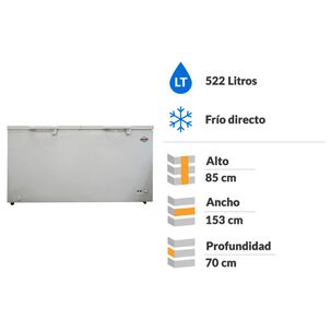 Freezer Horizontal Maigas BD522 / Frío Directo / 522 Litros