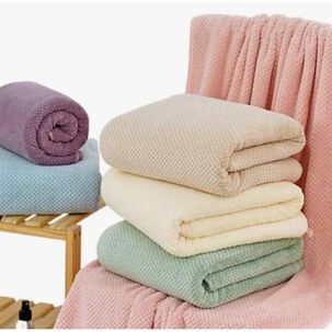 Set 6 Toalla De Ba&ntilde;o Microfibra Alta Calidad Secado R&aacute;pido