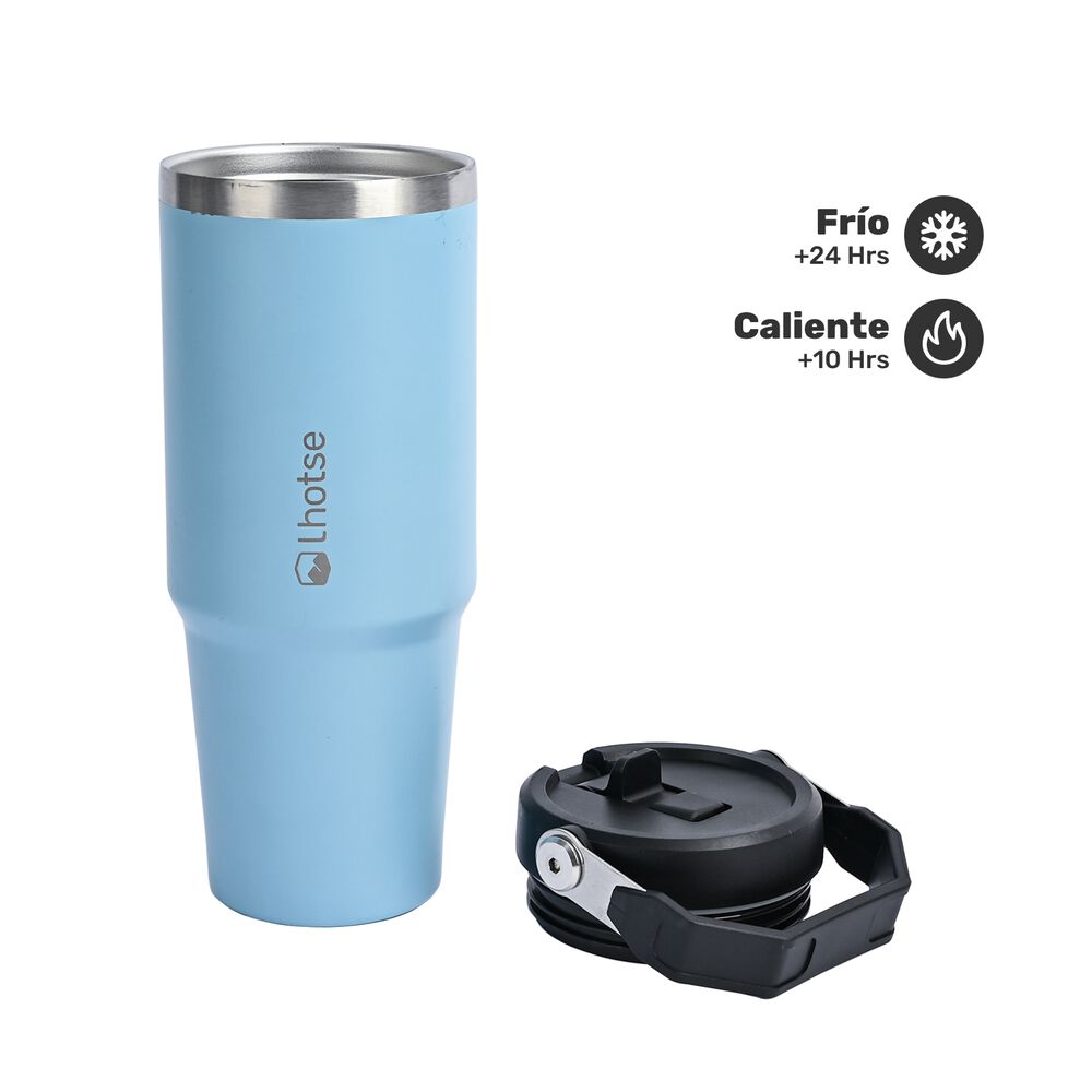 Botella Térmica Insulada Lhotse Travel Mug 900ml Blue image number 2.0