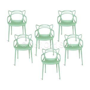 Pack 6 Sillas Master Menta