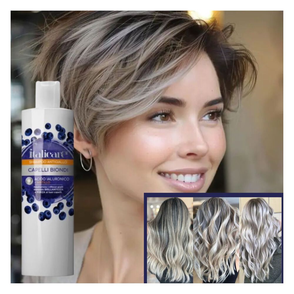 Shampoo Matizador Y Tonalizador Anti Amarillo Italicare 500ml image number 2.0