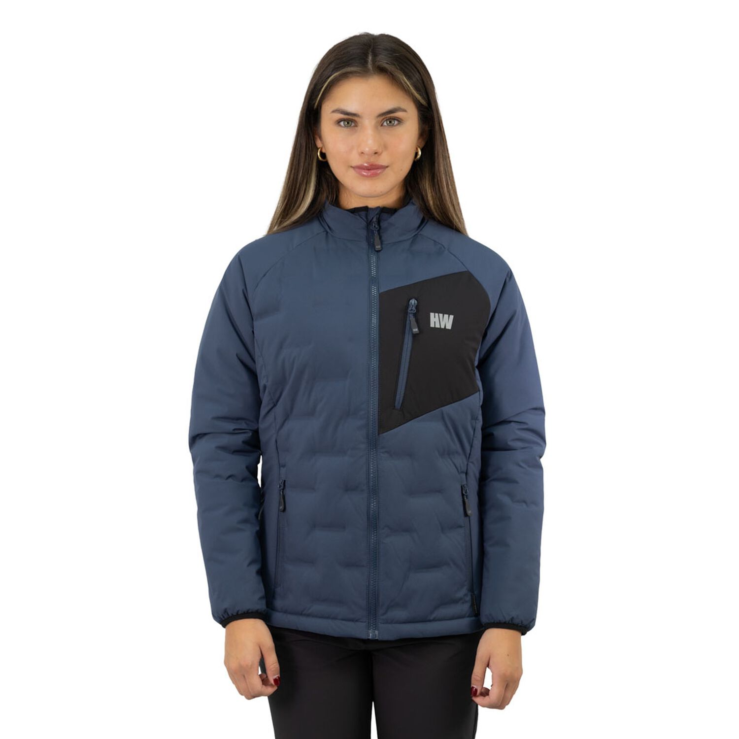 Parka Insulada Hw Explorer S/gorro Mujer Deep Blue image number 0.0