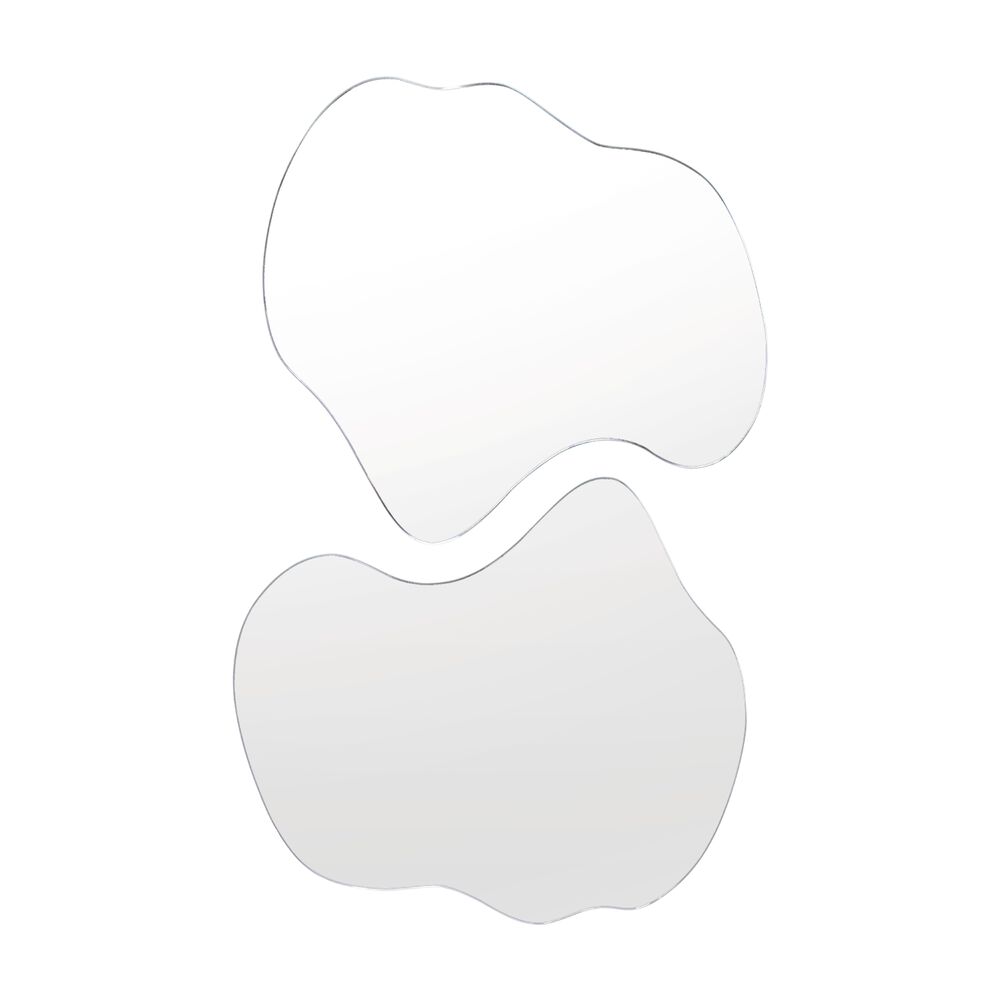 Set X2 Espejos 35x60x1,9 Cm Forma Irregular image number 6.0