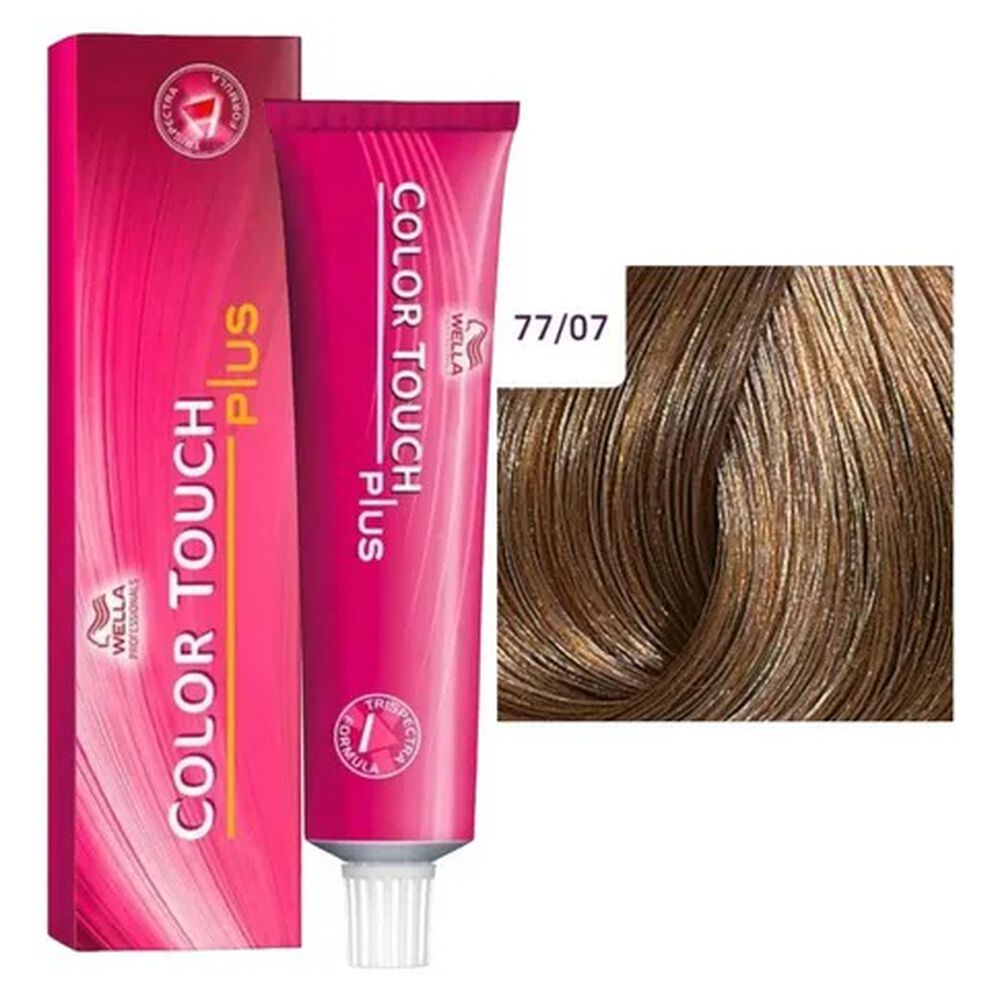 Tinte Para Cabello Wella Color Touch 77/07 Rubio Mediano Intenso Natural Marron 62ml image number 0.0