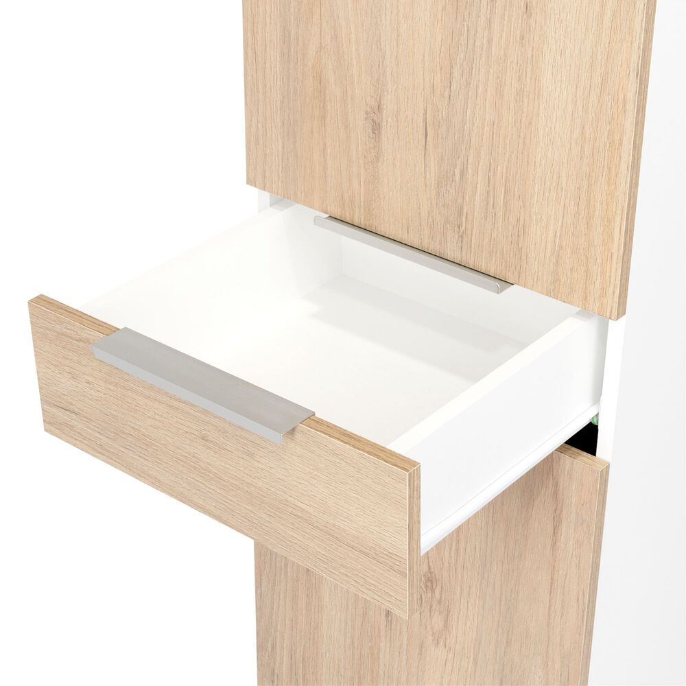 Mueble Alacena 2 Puertas 1 Cajon Fm-011c- Caf&eacute; Claro image number 5.0