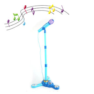 Microfono Pedestal Juguete Mp3 Luces Infantil Juguete Ni&ntilde;os