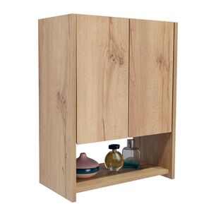 Botiquin 2 Puertas 60x45x25 Cm Caf&eacute; Claro Y Gris