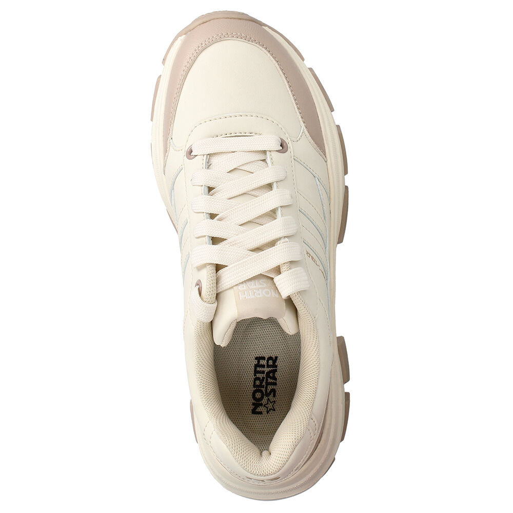 Zapatilla Mujer North Star Boor Beige image number 5.0