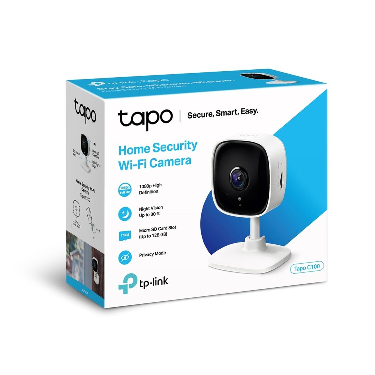 C&aacute;mara De Seguridad Wifi Tp-link 1080p Full Hd Tapo C100 image number 9.0