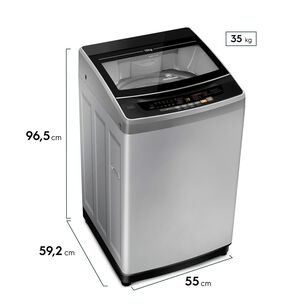 Lavadora Autom&aacute;tica 12kg Fuzzy Autom&aacute;tico 12 Szg Gris