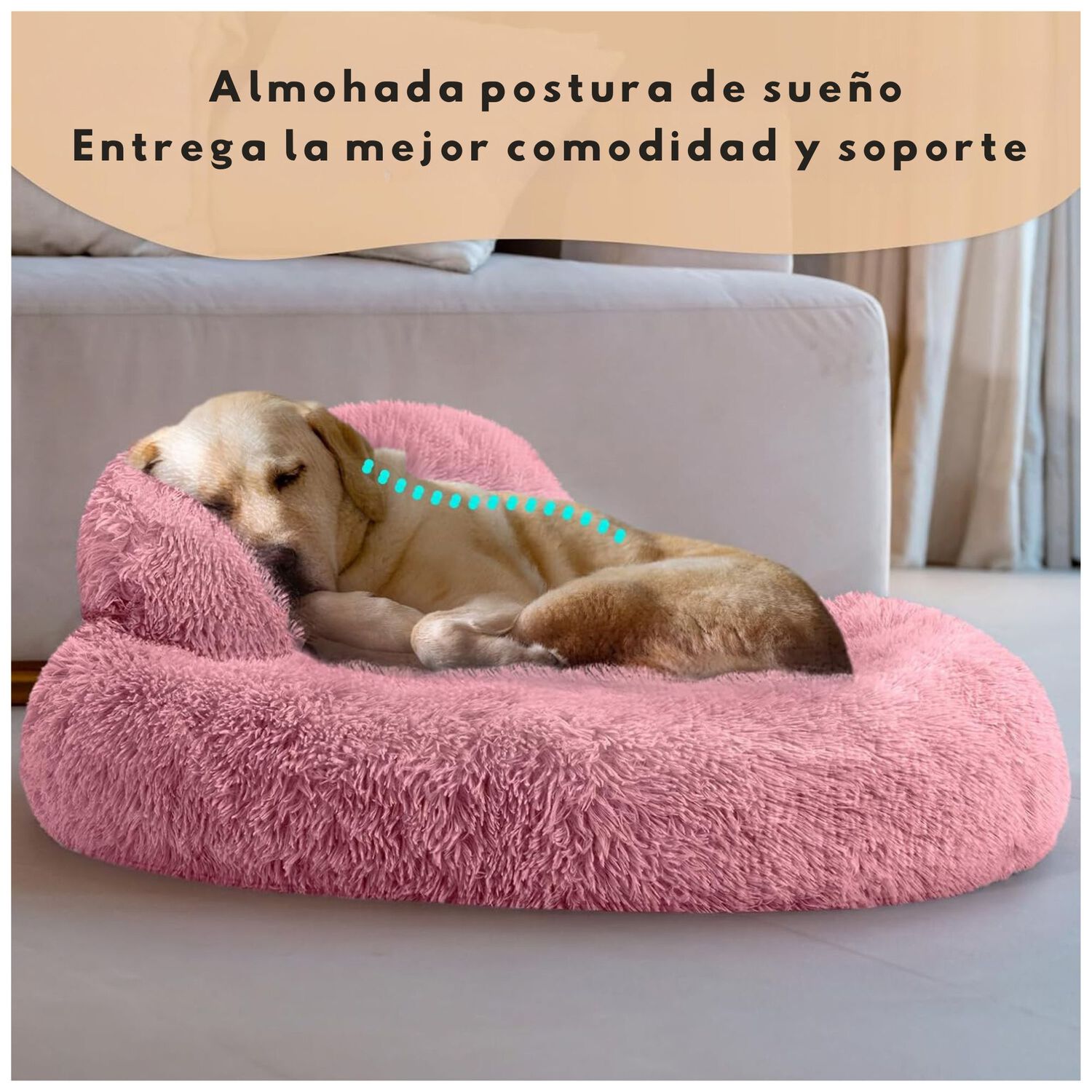 Cama Mascota Grande Yep Perro Xl Antiestr&eacute;s Y Ronquido image number 2.0