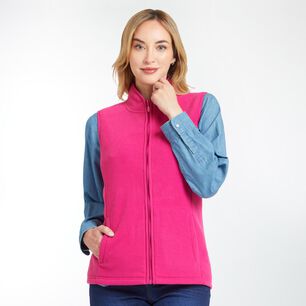 Poler&oacute;n Polar Sin Mangas Cuello Alto Mujer Geeps
