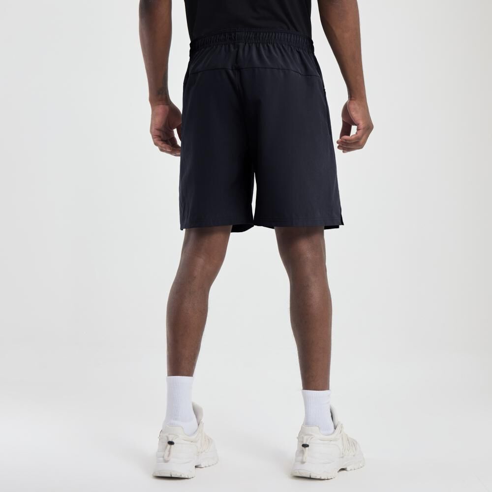 Short Deportivo Liso Tiro Medio Regular Hombre Wetland image number 1.0