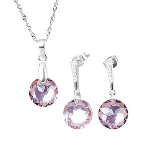 Conjunto Gracia Cristales Genuinos Light Rose