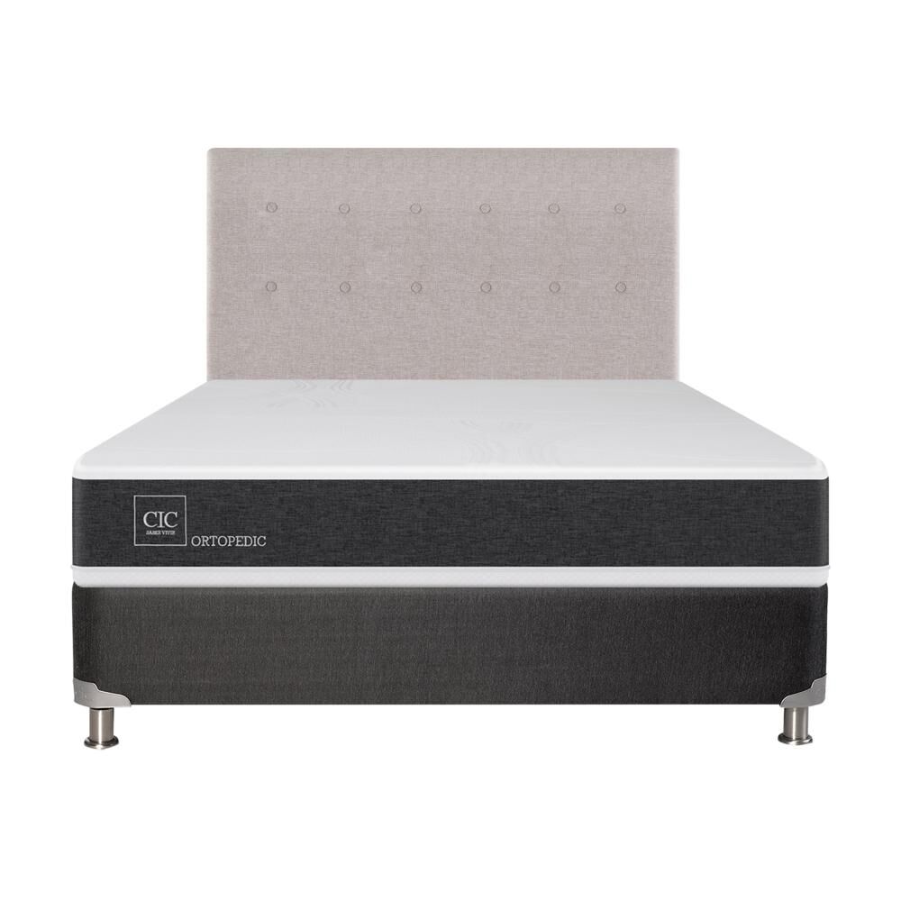 Box Spring Cic Ortopedic / 2 Plazas / Base Normal + Respaldo image number 0.0