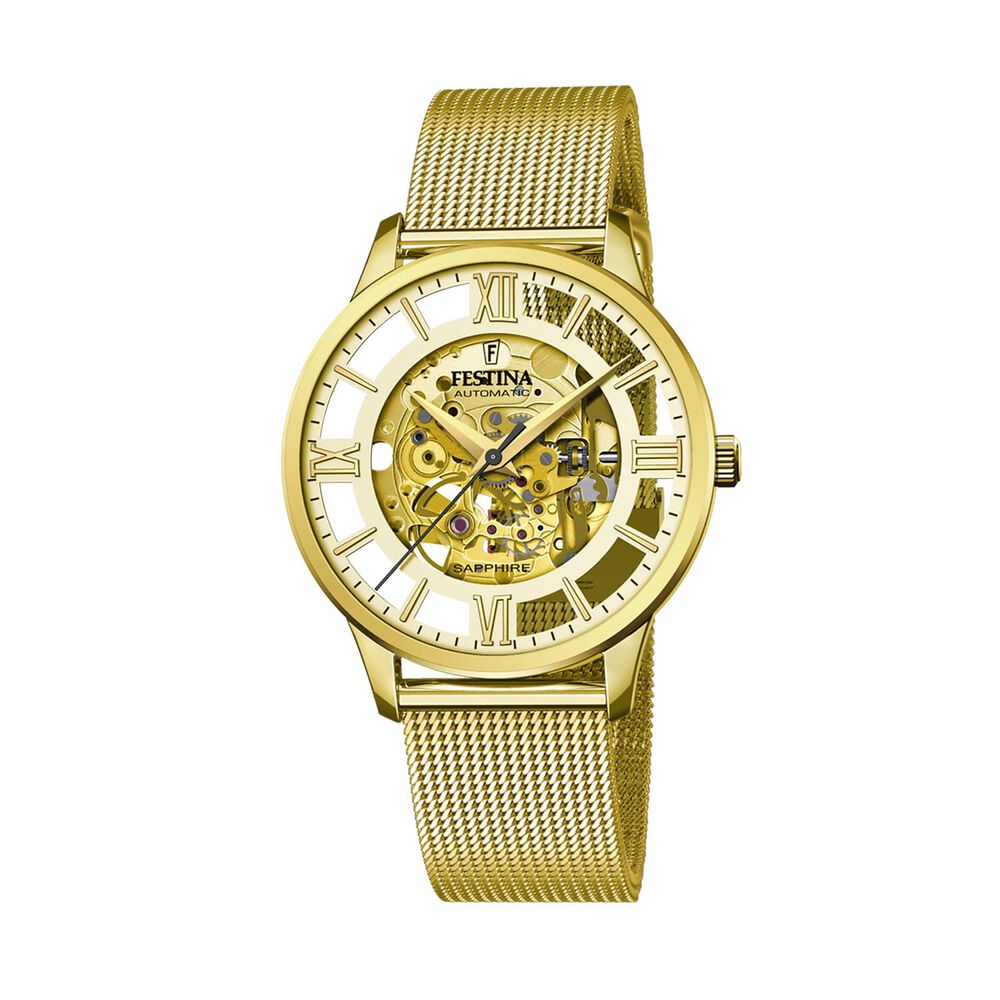 Reloj F20667/1 Festina Transparente Hombre Autom&aacute;tico image number 0.0