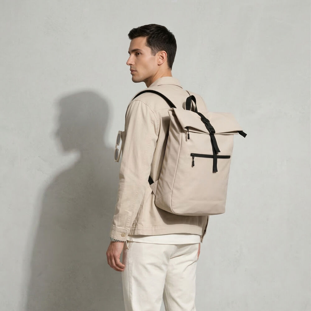 Mochila Urbana Roll Top Impermeable Porta Laptop Zeus image number 2.0