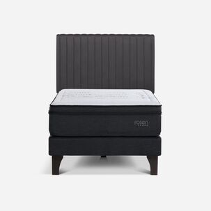Cama Europea Rosen Tempo / 1.5 Plazas / Base Normal + Respaldo