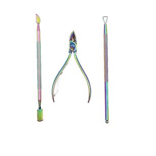Set De Manicura Flower Secret Tornasol 13cm 3 Piezas