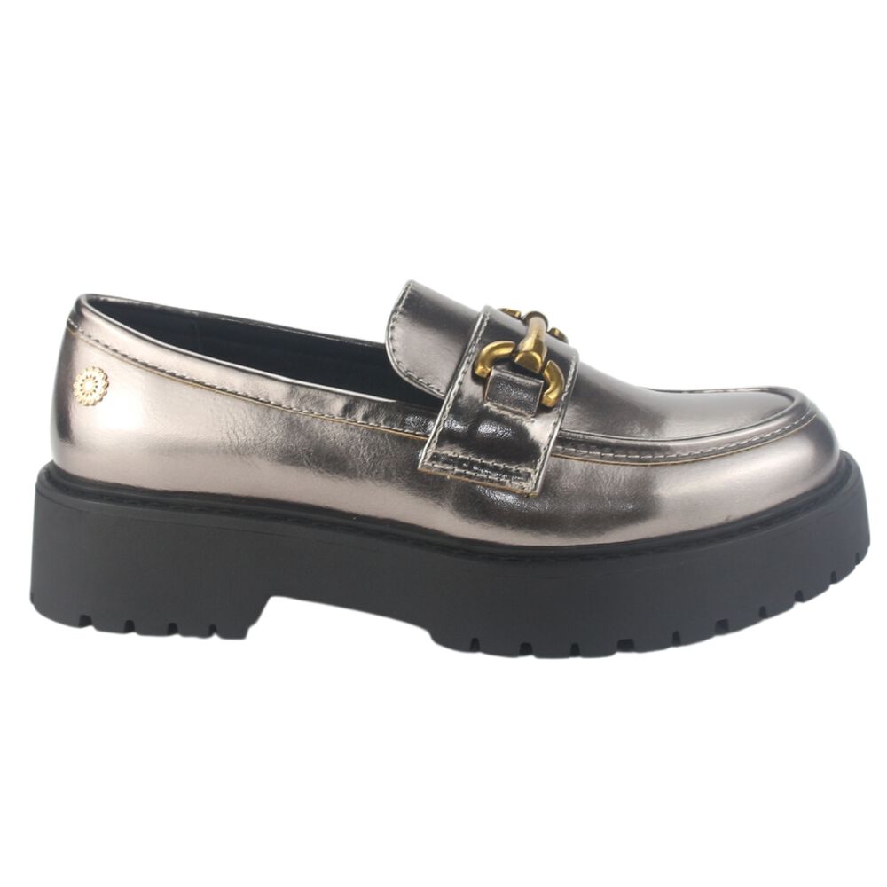 Mocasin Chalada Mujer Lenin-4 Plateado Casual image number 0.0