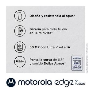 Smartphone Motorola Edge 50 Fusion / 5G / 256 GB / Liberado