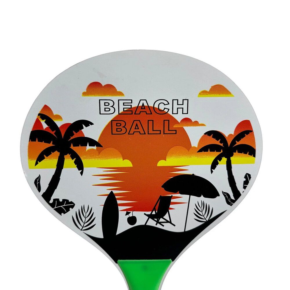 Set De Paletas De Playa Madera Mediana + 1 Pelota image number 1.0