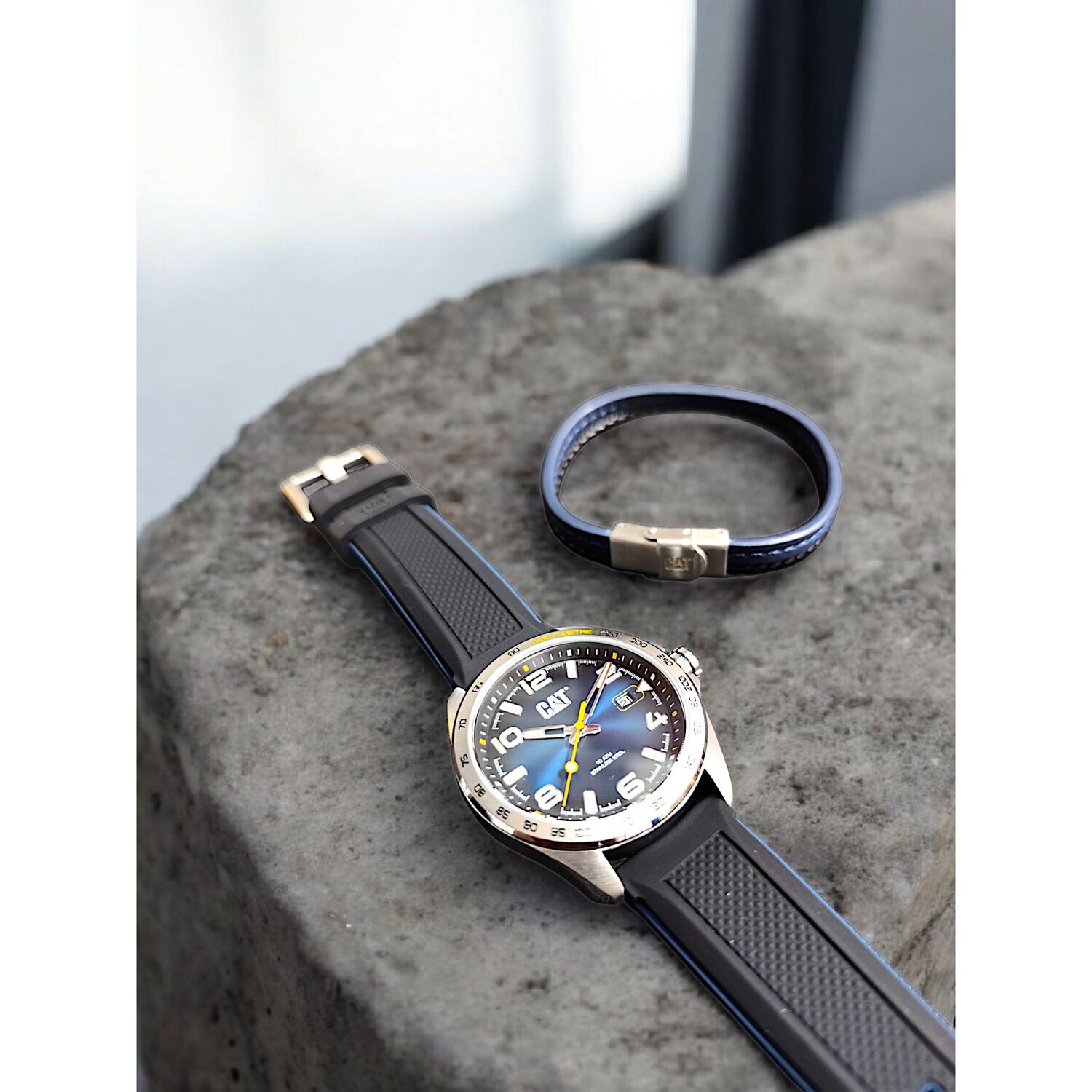 Set Reloj Cat Hombre Mas Pulsera Set-qe-141-26-632 Set.qe image number 6.0
