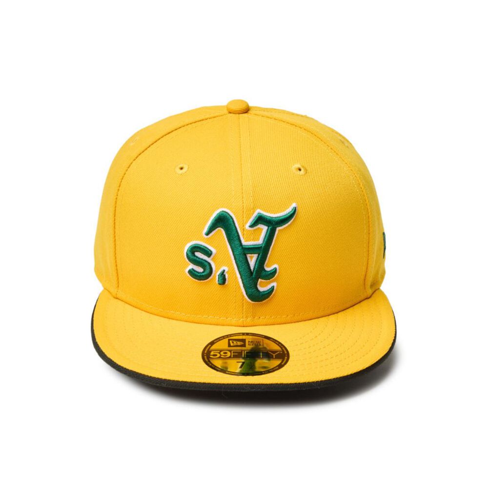 Gorra 59fifty Oakland Athletics Mlb Upside Down Amarillo image number 1.0